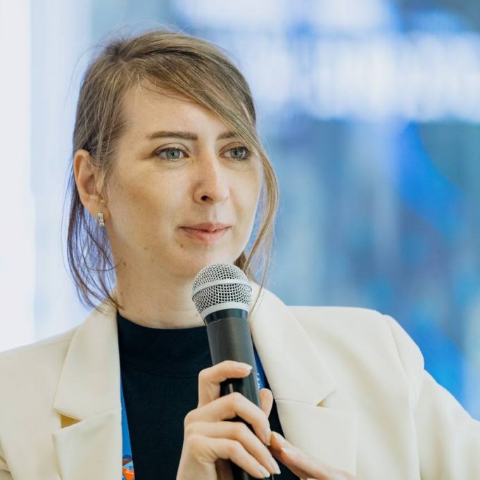 Елена Данилова на конференции в ИКСА РАН